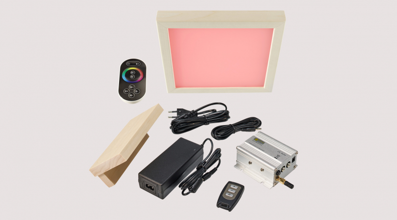 LED-Farblicht und Audiosystem für Infrarotkabinen